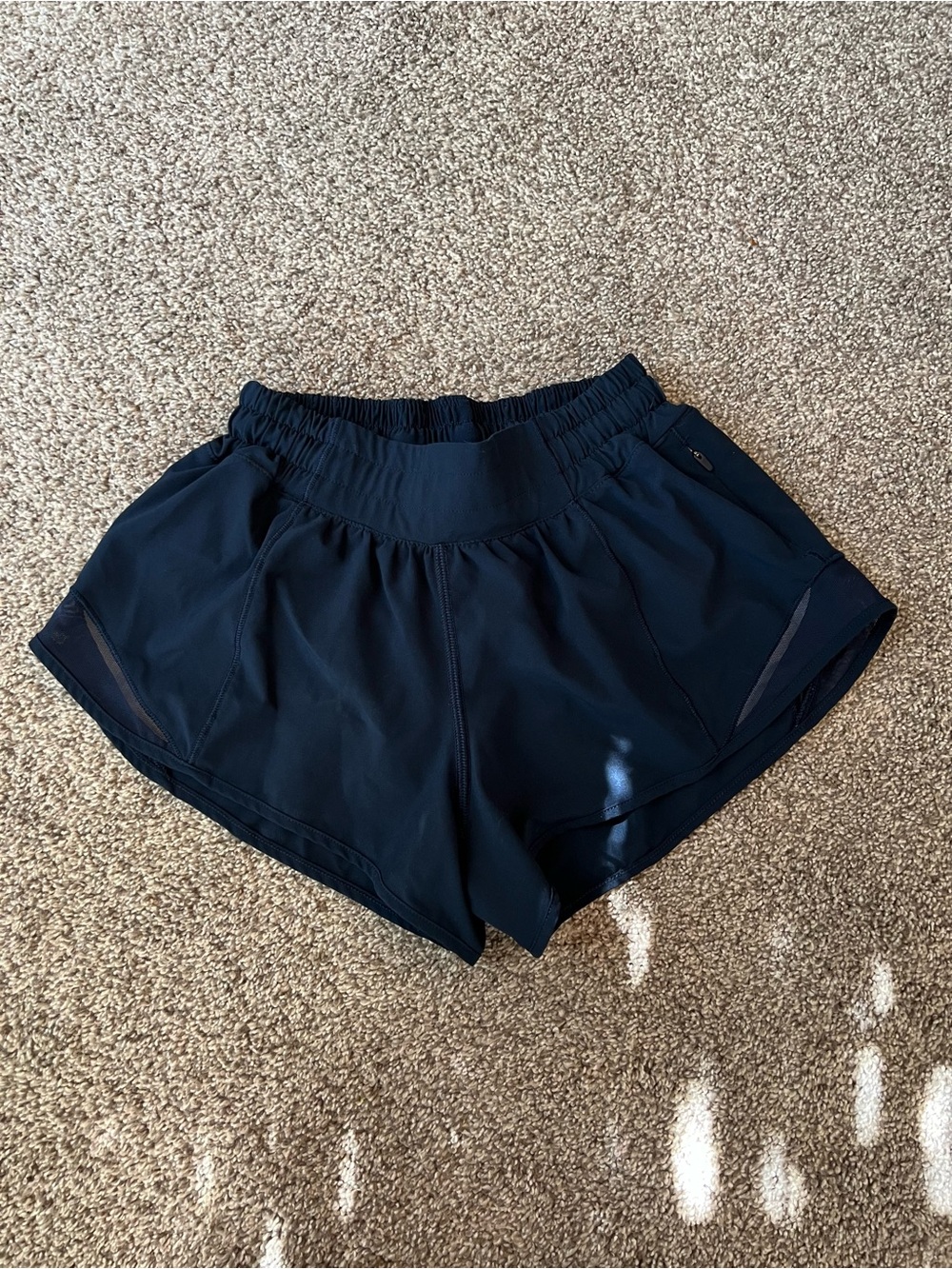 Women’s Navy Blue Lululemon Running Shorts